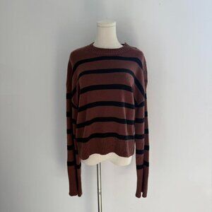Paige Zofia Wool Blend Striped Sweater | Womens Size Small